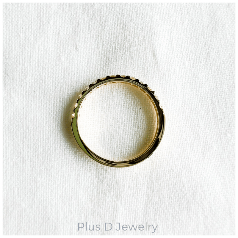 ED-050 K10YG ダイヤモンド リング 0.35ct | Plus D Jewelry