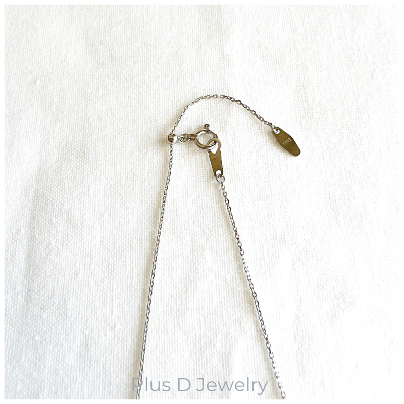 BD-031 K18WG ダイヤモンド ペンダント 0.30ct | Plus D Jewelry