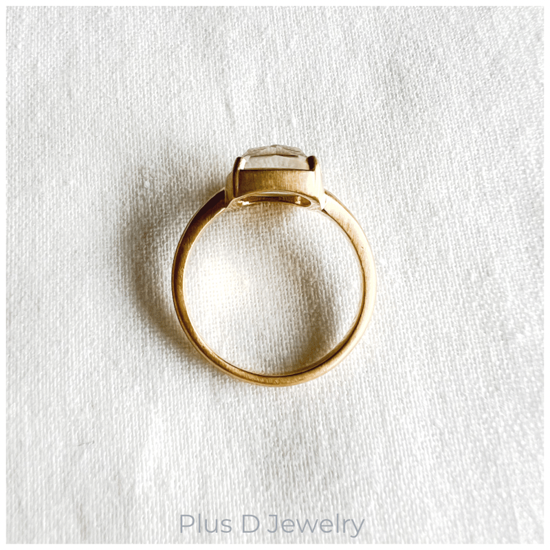 FD-046 SV925 レモンクォーツ/クォーツ リング | Plus D Jewelry