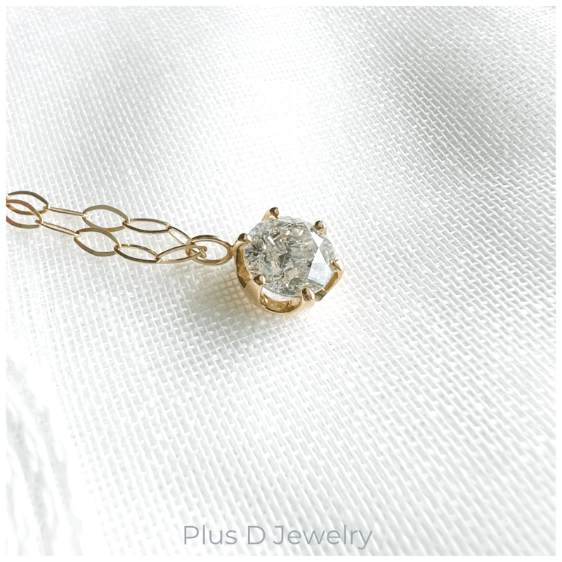 PD-024 K18YG ダイヤモンドネックレス 1.20ct | Plus D Jewelry