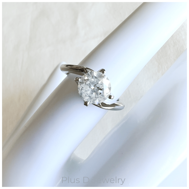 ED-029 Pt900 ダイヤモンド リング 1.598ct | Plus D Jewelry