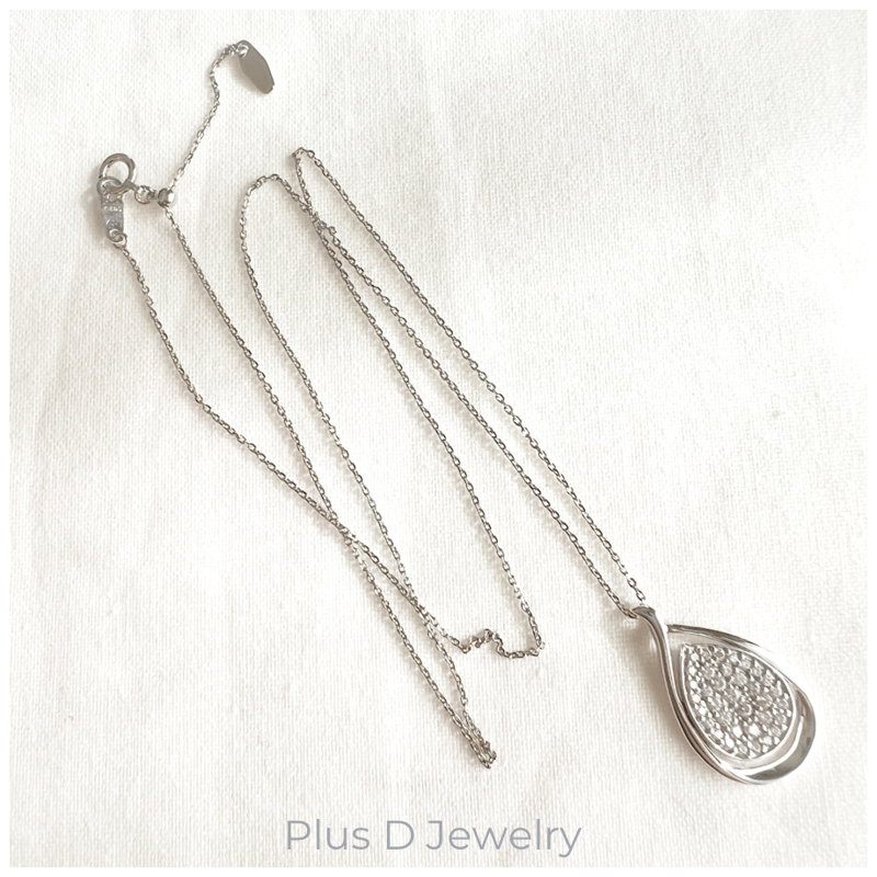 B5255 ダイヤモンド0.30ctペンダントトップK18WG B5255 ダイヤモンド0.30ctペンダントトップK18WG