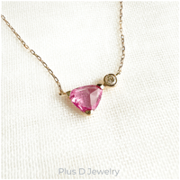 PD-024 K18YG ダイヤモンドネックレス 1.20ct | Plus D Jewelry