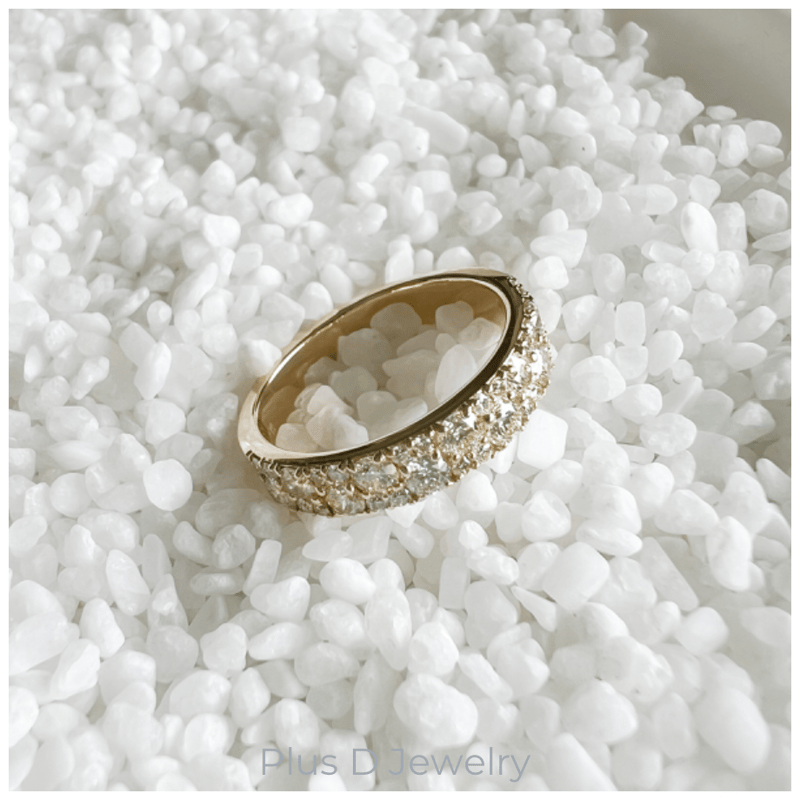 ED-044 K10YG ダイヤモンド リング 0.80ct | Plus D Jewelry