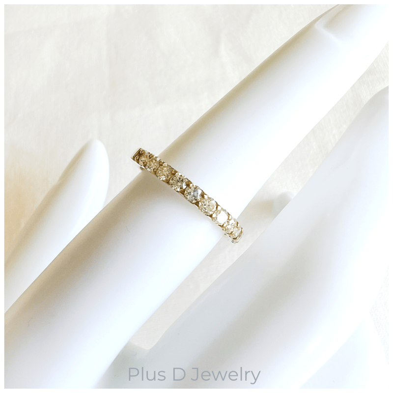 ED-047 K10YG ダイヤモンドリング 0.40ct