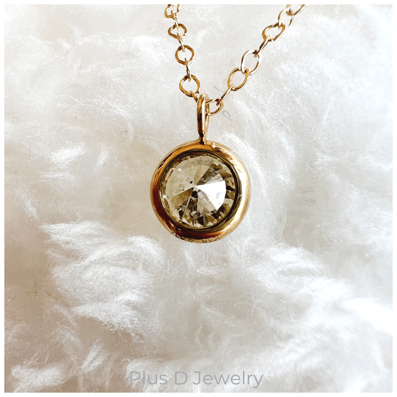 SPD-056 K18YG ダイヤモンドネックレス 0.832ct | Plus D Jewelry