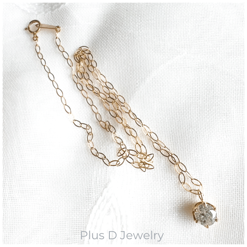 PD-024 K18YG ダイヤモンドネックレス 1.20ct | Plus D Jewelry
