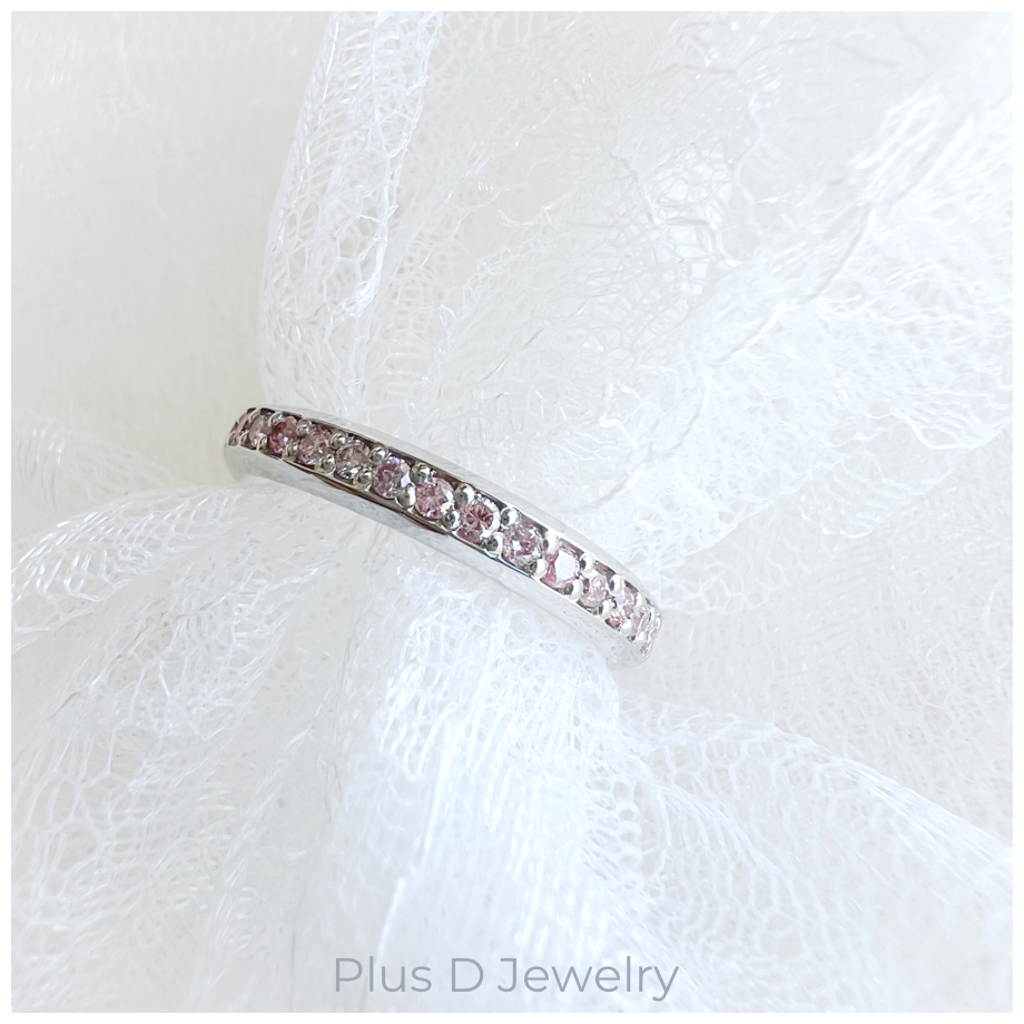 Pt900 ハーフエタニティ ラボグロウン ダイヤ リング pt900 プラチナ 指輪 リング ダイヤモンド ダイヤ ハーフエタニティ