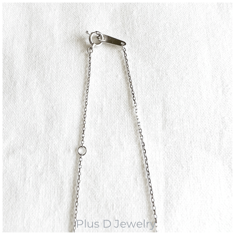 PD-027 K18PG/K18WG ダイヤモンド ペンダント | Plus D Jewelry