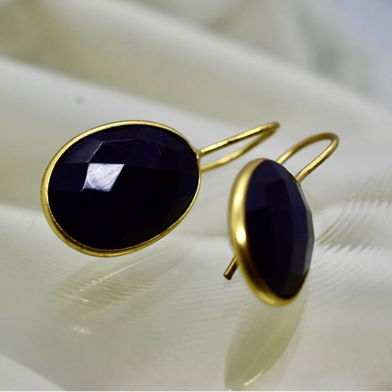 ドロップピアス ブラックオニキス | KIRANAH