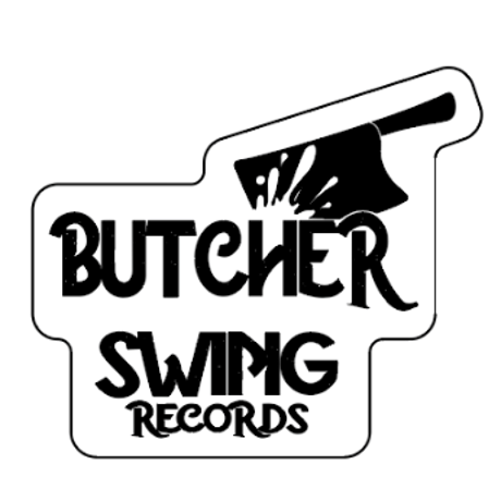 Butcher Swing Records Smartphone ring【White】
