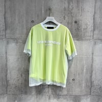 MXB149EA　チュールレイヤードプリントTシャツ