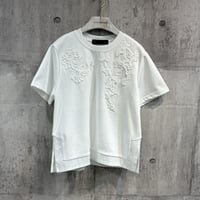 MXC175TEB	 レース装飾Tシャツ