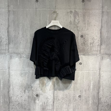 MXD172TEB	 チュールデザインTシャツ