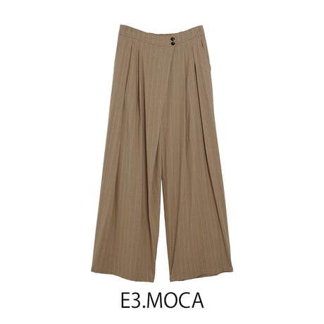 MME117PDB	 タックワイドパンツ