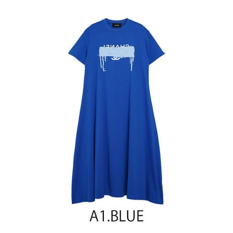 MAD109DDB　22-4256D DORO LC_T-SHIRT DRESS_LONG