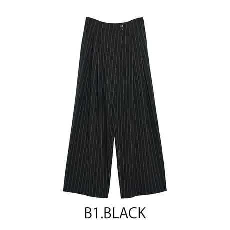 MME117PDB	 タックワイドパンツ