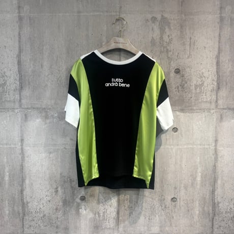 MXB144TEA	 切替配色オーバーTシャツ