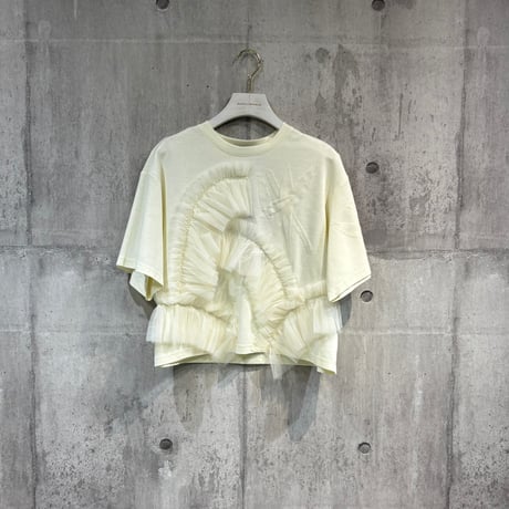 MXD172TEB	 チュールデザインTシャツ