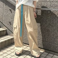 MMD148PEB　カラーベルトバレルパンツ