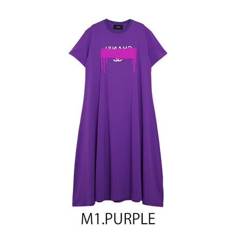 MAD109DDB　22-4256D DORO LC_T-SHIRT DRESS_LONG