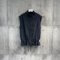 MXD159HEB	 裾ギャザーベスト