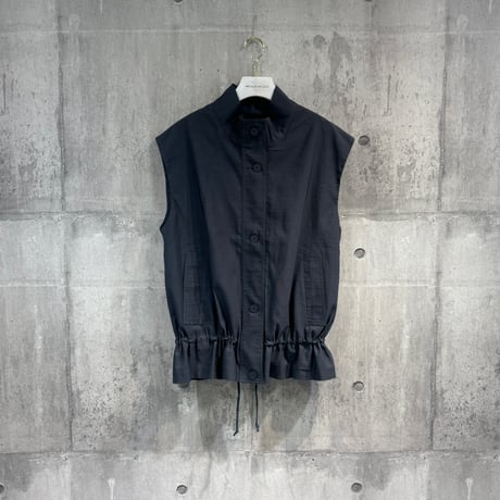 MXD159HEB	 裾ギャザーベスト
