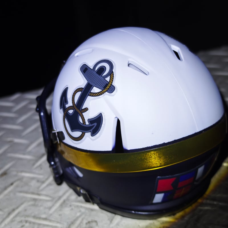 NAVY アメリカンフットボールミニヘルメット「2012年 vs ARMY