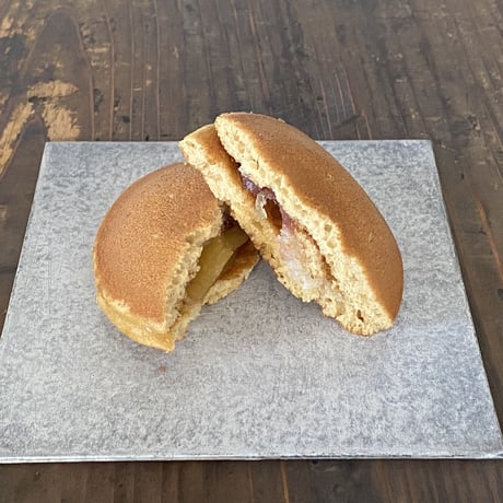 【秋】りんごとバターあん  小豆あんを黒糖生地で＜6個セット＞