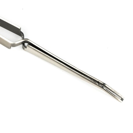 ステンレス製先曲がり逆ピンセットNY-96 【NIPPO】全長150mm