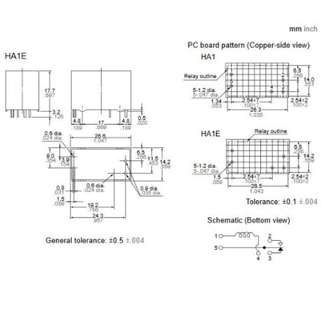HAリレー　ＨＡ１Ｅ－ＡＣ２４Ｖ