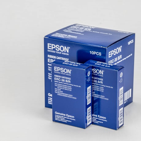ミニプリンター用リボンカートリッジ 型番：ERC-38BR