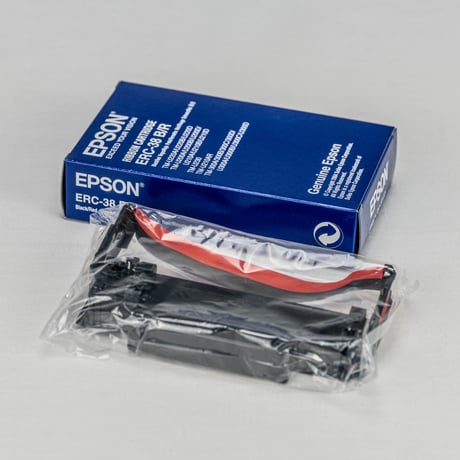 ミニプリンター用リボンカートリッジ 型番：ERC-38BR