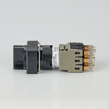 富士電機 AH164-P3B33 セレクタスイッチ ツマミ形(長角フレーム) φ16