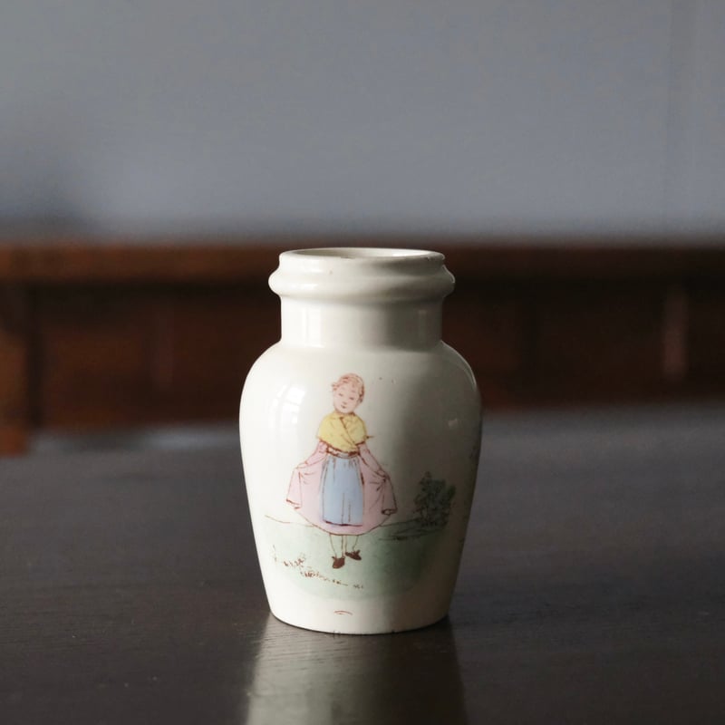 Lunéville リュネヴィル マスタードポット h9.5cm フランス