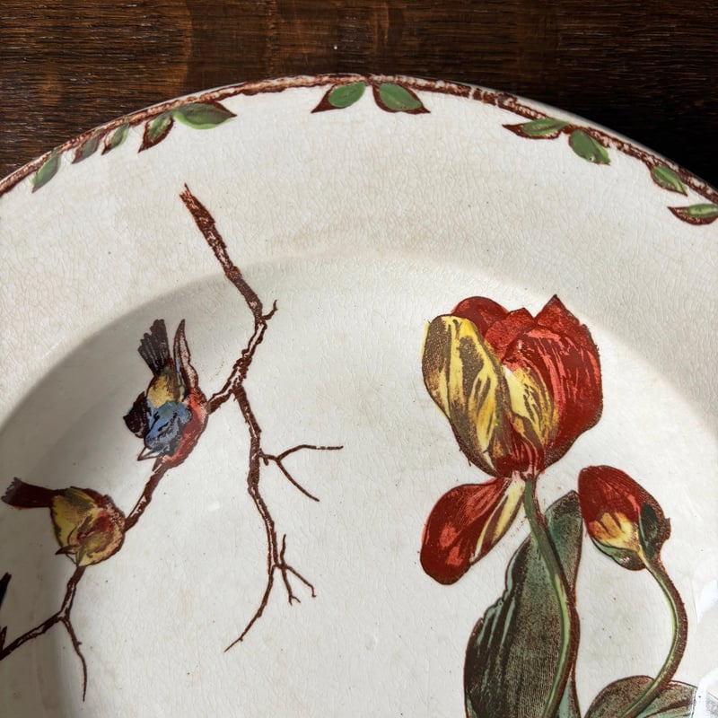 HB&Cie ショワジールロワ Oxford オックスフォード 深皿 手彩色 φ24