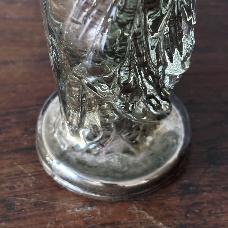 お値下げ✳︎レア✳︎マーキュリーガラス マリア像 vintage アンティーク マーキュリーガラス 聖母子像 マリア像 18.8cm フランス アンティーク