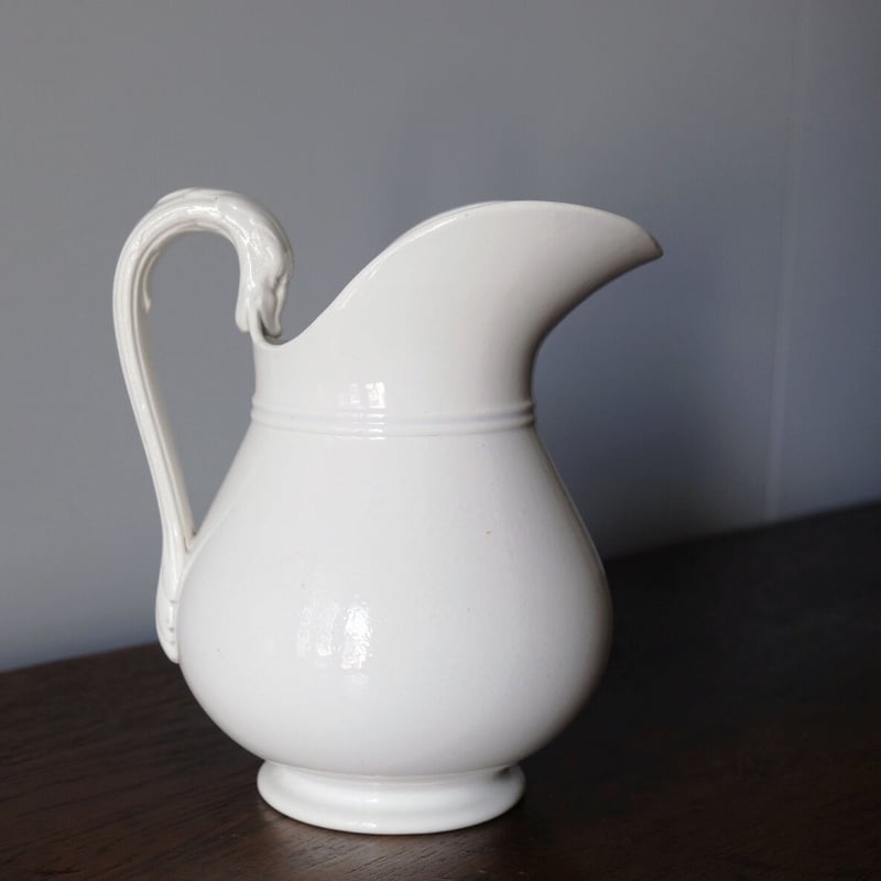 Sarreguemines 白 ピシェ アンティーク 0501225 | jinen_antique Sarreguemines 白 ピシェ アンティーク 0501225 | jinen_antique