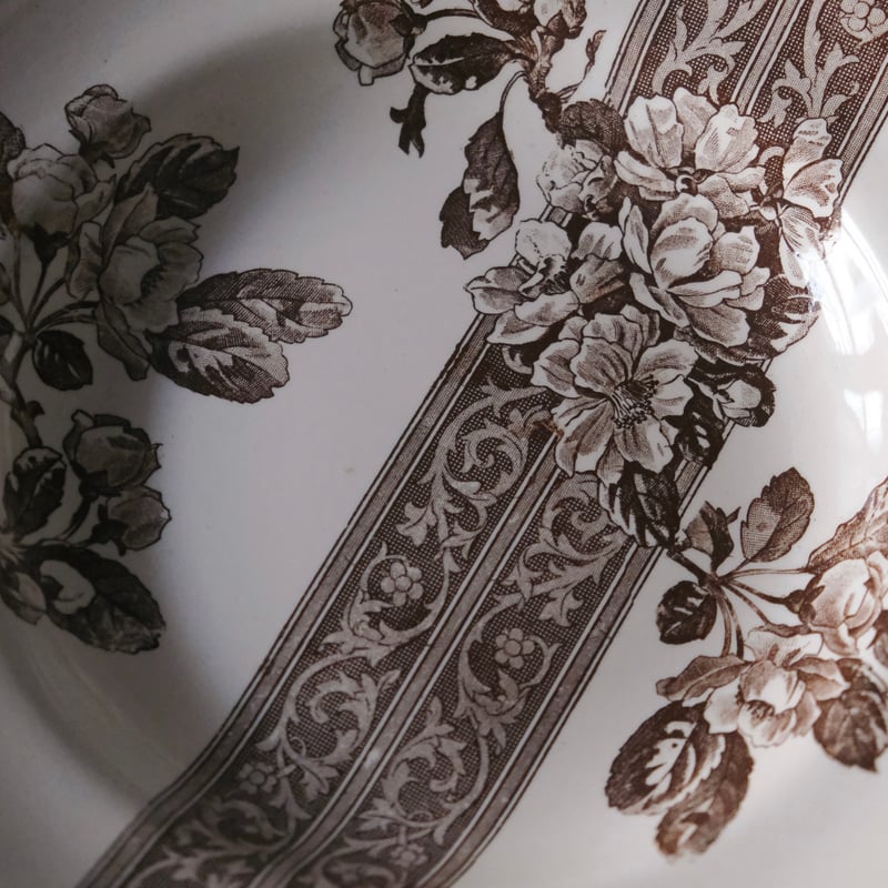 エミールブルジョワ　深皿/フランスアンティーク/ブロカント エミールブルジョワ 深皿/フランスアンティーク/ブロカント