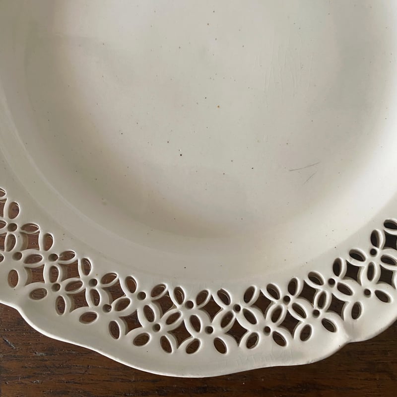 イギリス　スリップウェア　大皿　アンティーク 18世紀スウェーデンのスリップウェアの大皿 | Myshica Antik