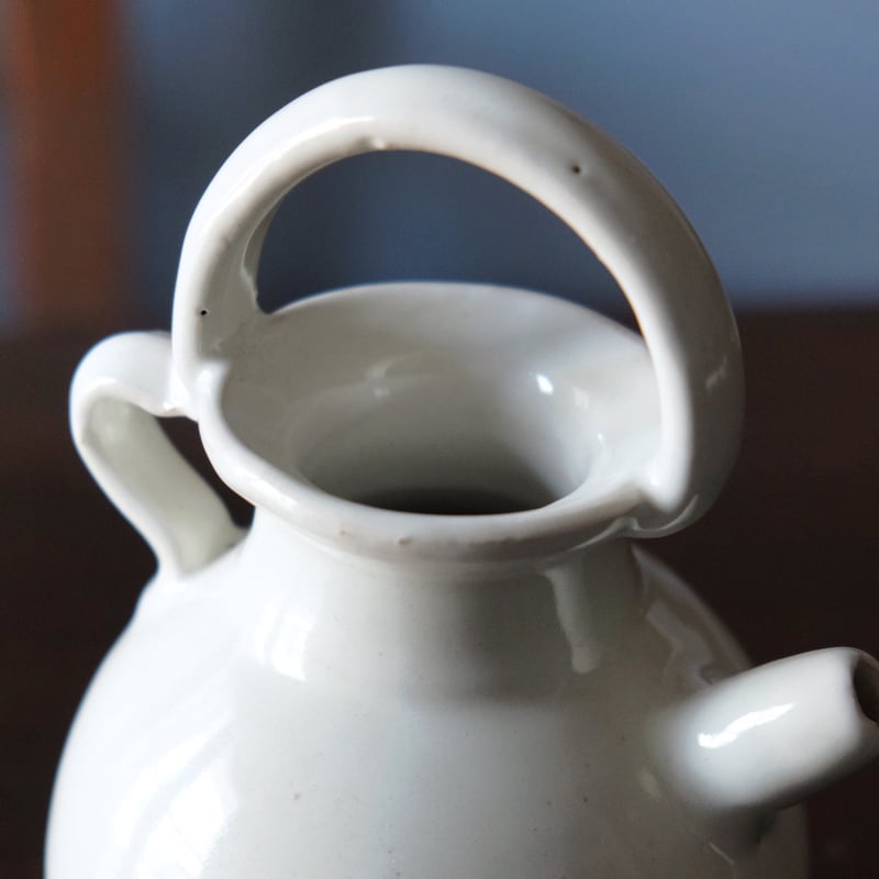 Moustiers ムスティエ 白 錫釉 ガーグレット ピシェ フランス