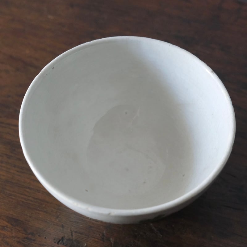ショワジールロワ　白のスープボウル　美品　フランスアンティーク Choisy le Roi ショワジールロワ 白鳥柄 カフェオレ ボウル ステンシル