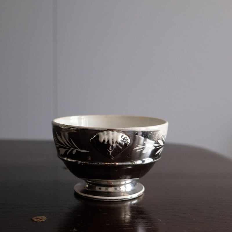 クレイユ&モントロー 銀彩ブイヨンボウル アンティーク 050434  