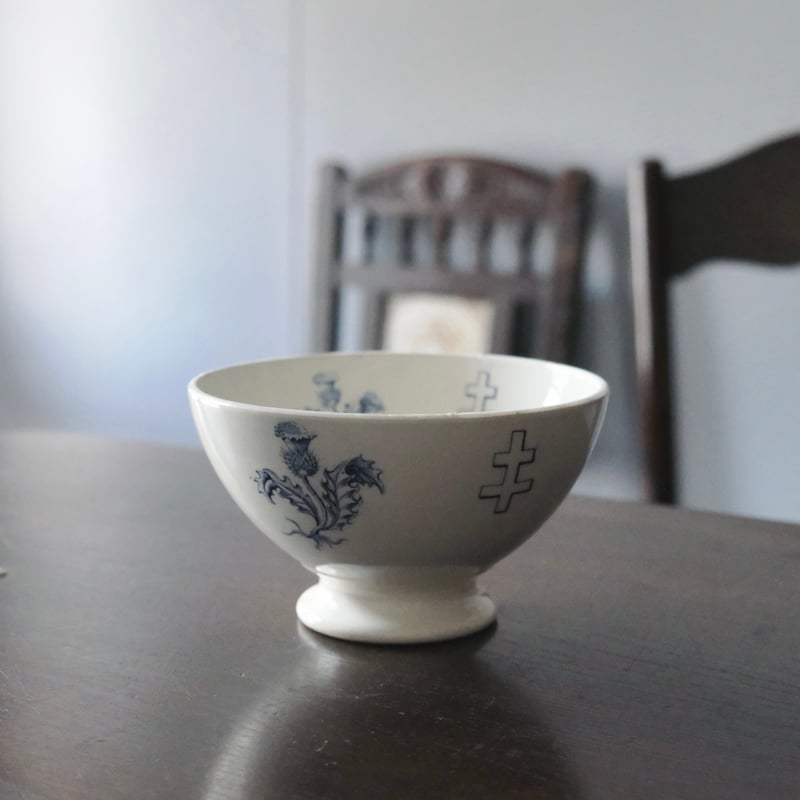 Lunéville ロレーヌ十字 カフェオレ ボウル h9cm ビンテージ フランス