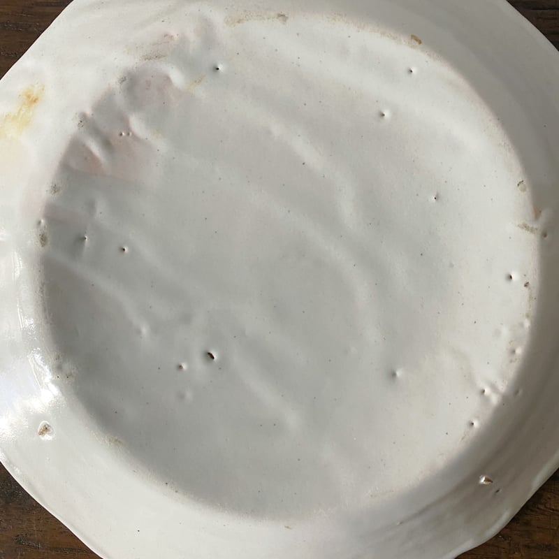 18世紀フランスアンティークヌヴェール窯のプレート