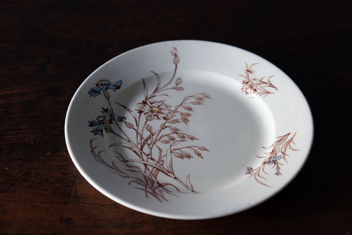 お得セット K&G 050201 a アンティーク プレート BLEVET リュネヴィル 食器