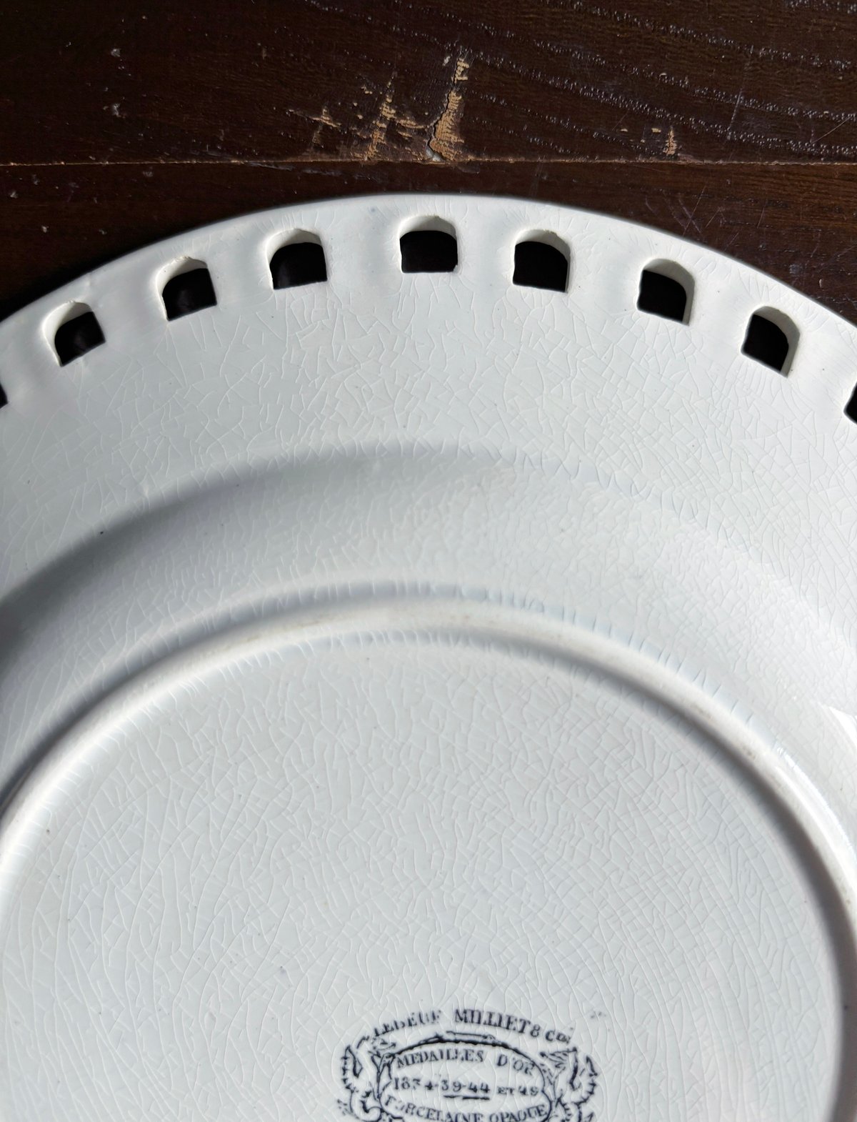 Creil&Montereau クレイユモントロー クレイユエモントロー パニエ皿
