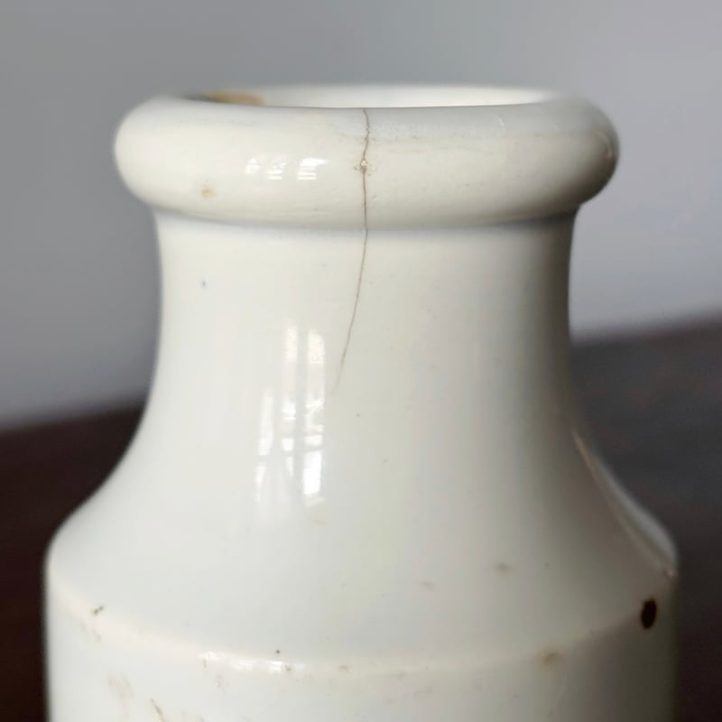 Creil & Montereau クレイユモントロー マスタード ポット h11.3cm フ