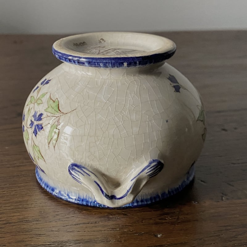 クレイユモントロー Creil&Montereau 矢車菊 クリームポット ディ