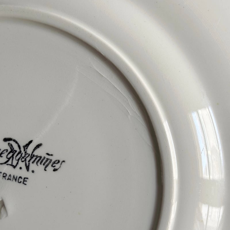 Digoin & Sarreguenines ディゴワン サルグミンヌ オクトゴナル 平皿 フ